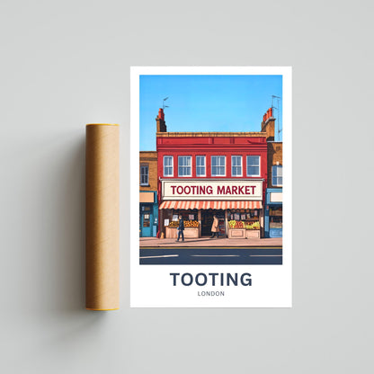 Tooting Travel Poster