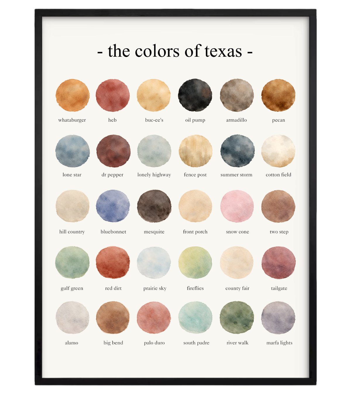 The Colors of Texas