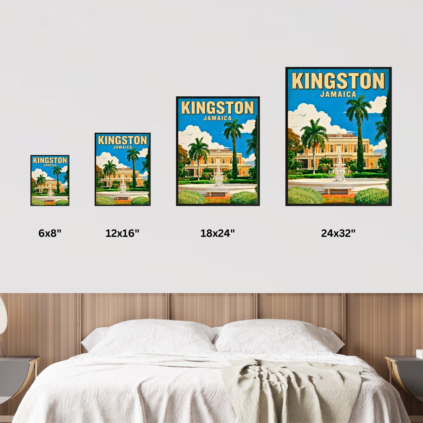 Devon House Gardens – Kingston Vintage Travel Poster