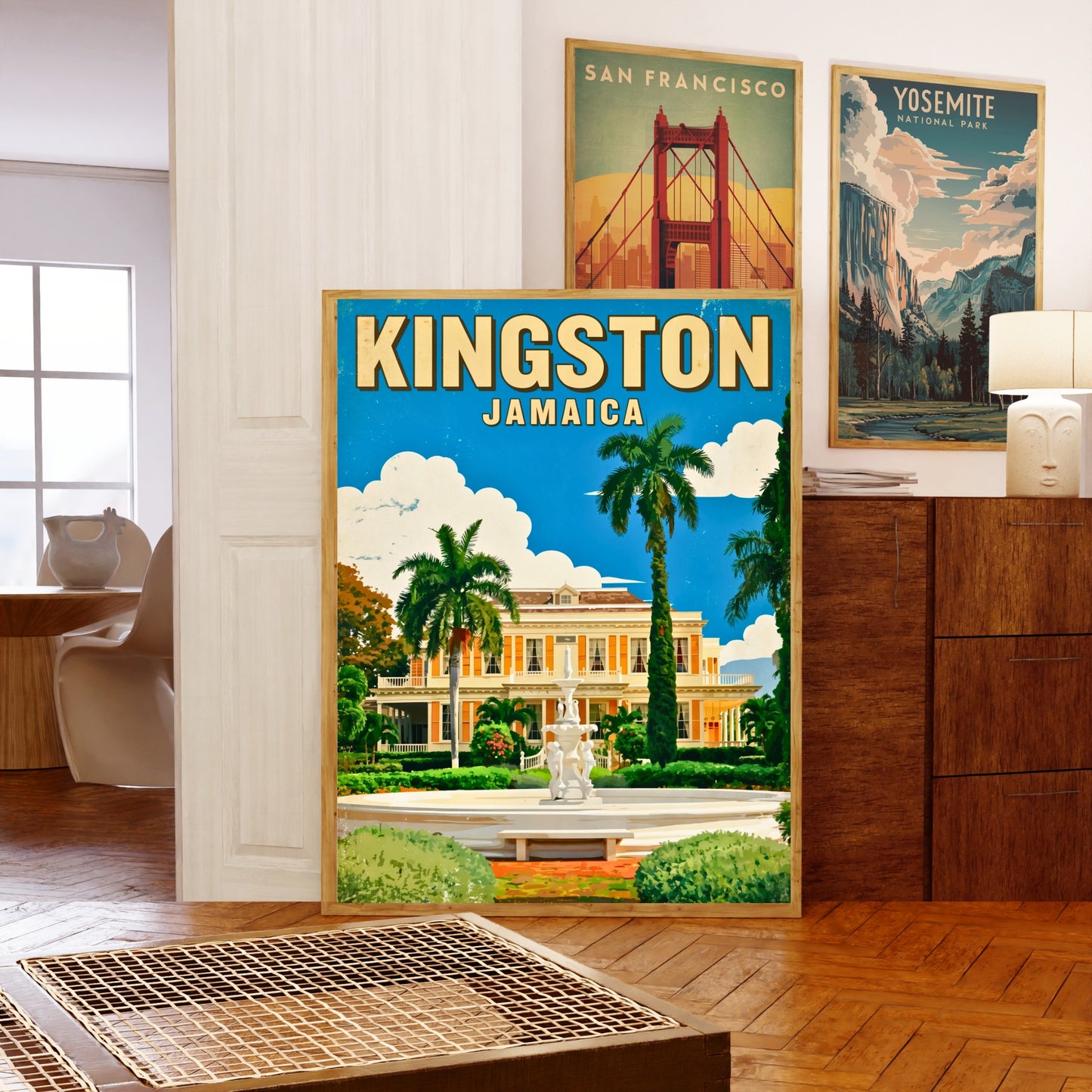 Devon House Gardens – Kingston Vintage Travel Poster