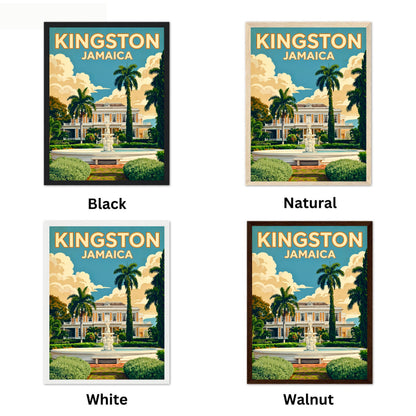 Kingston’s Devon House Landmark Vintage Travel Poster