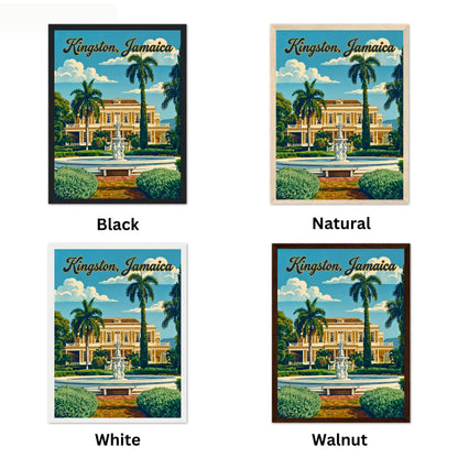 Historic Devon House, Kingston Vintage Travel Poster