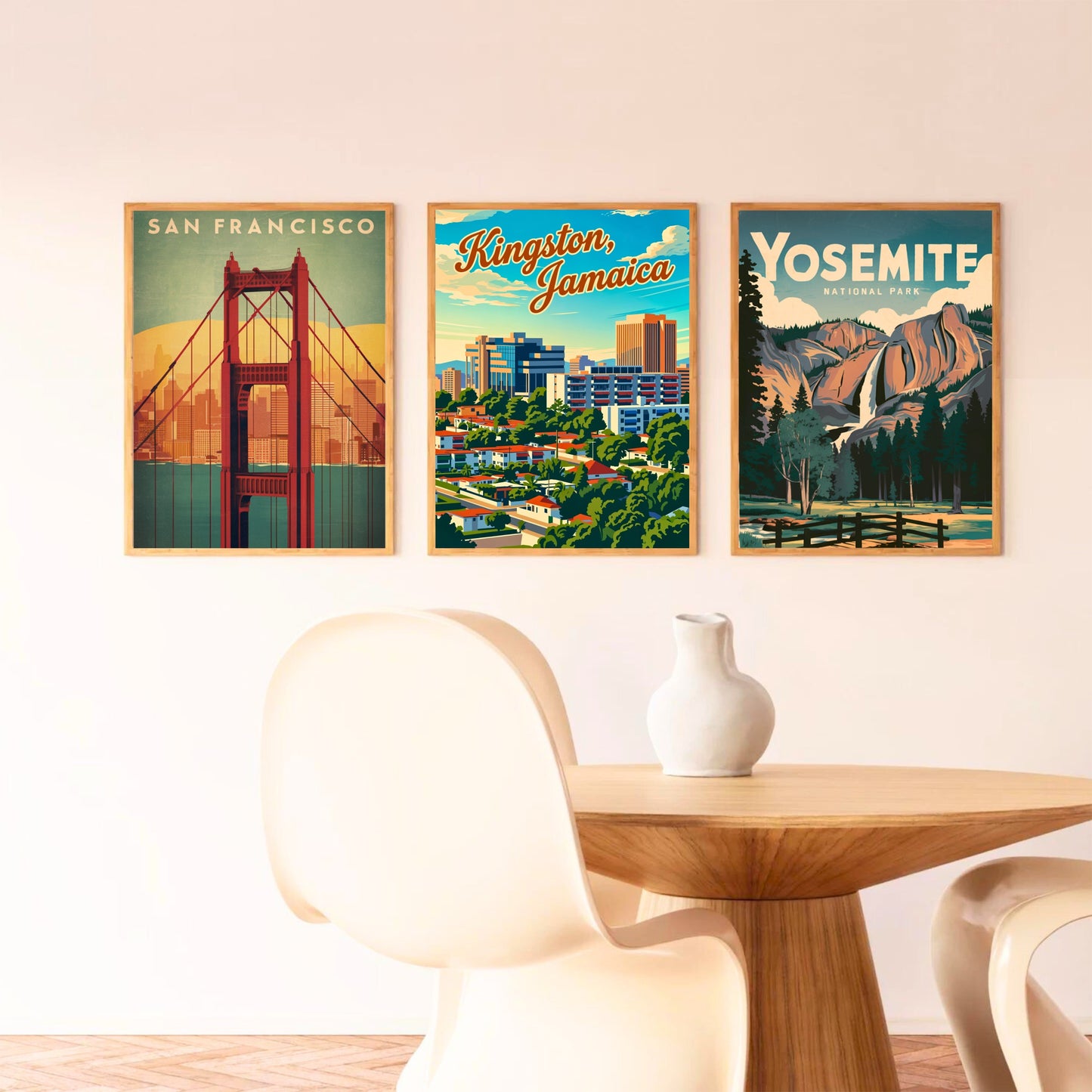 Kingston, Jamaica Vintage Travel Poster - City Escape