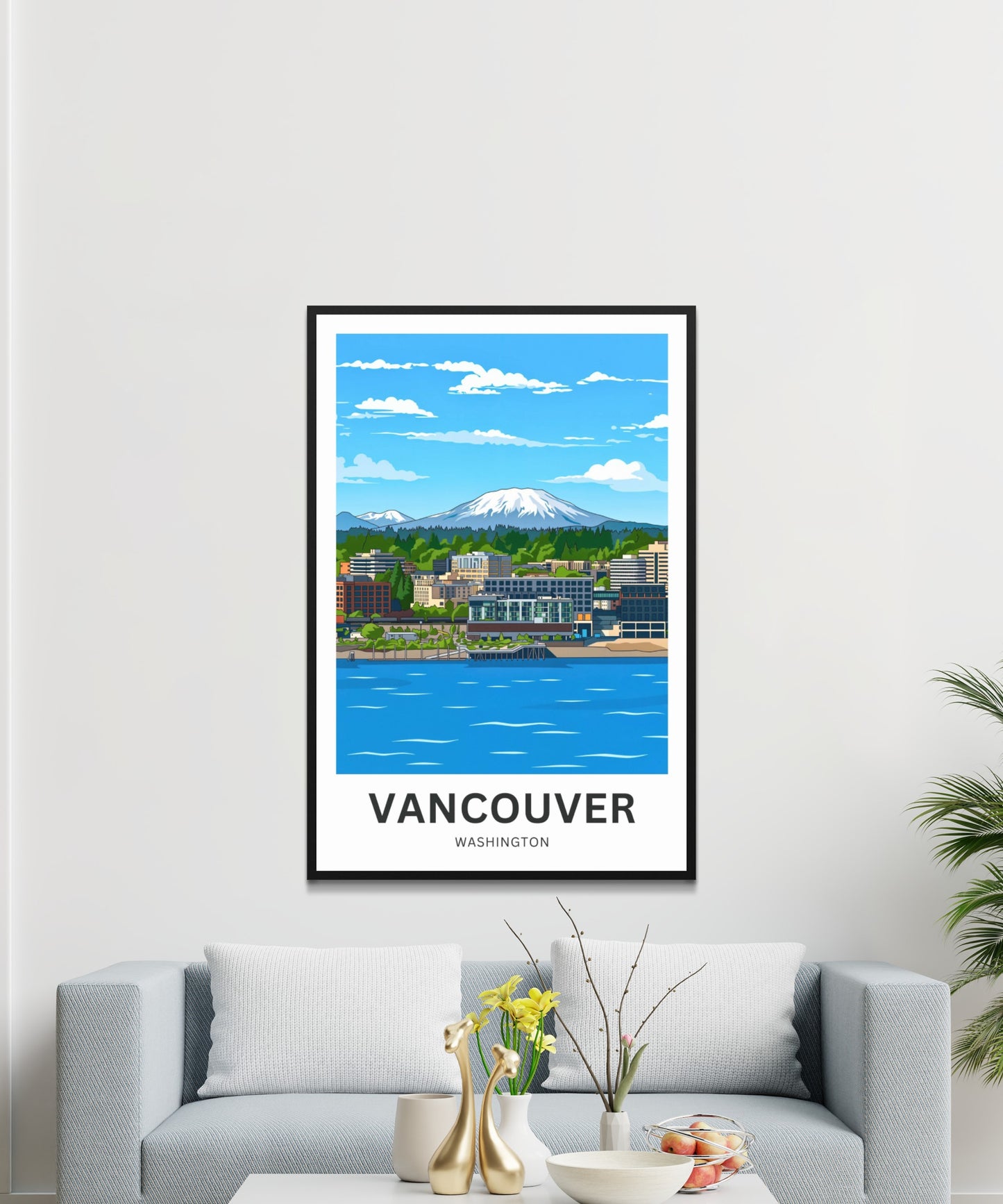 Vancouver Travel Poster - Charming Waterfront