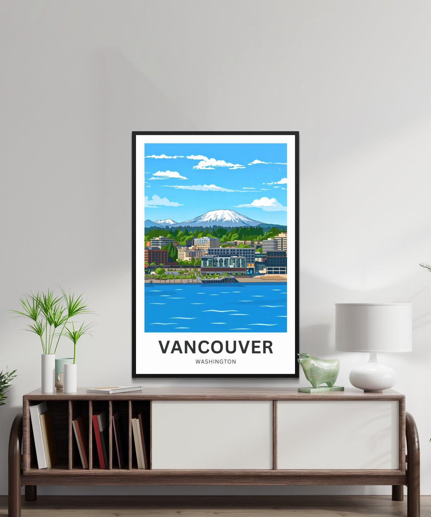Vancouver Travel Poster - Charming Waterfront