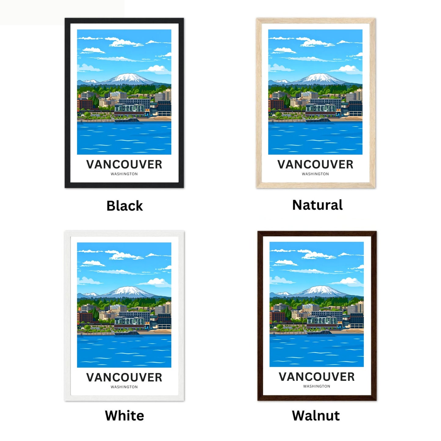 Vancouver Travel Poster - Charming Waterfront
