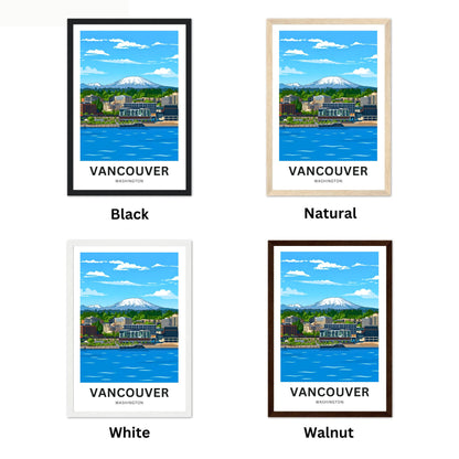 Vancouver Travel Poster - Charming Waterfront