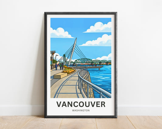 Vancouver Travel Poster - Washington Getaway