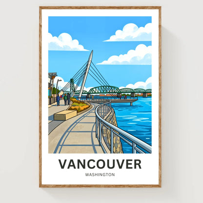 Vancouver Travel Poster - Washington Getaway