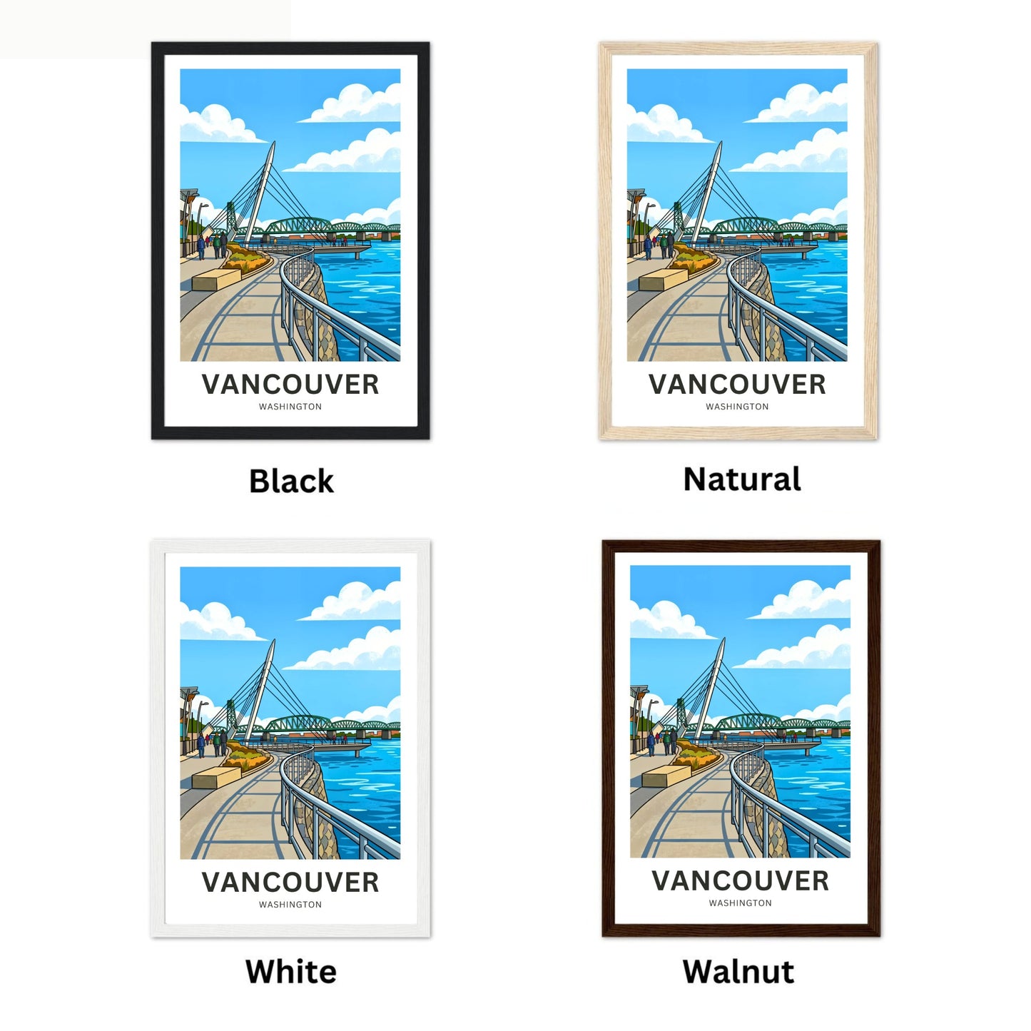 Vancouver Travel Poster - Washington Getaway