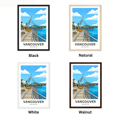 Vancouver Travel Poster - Washington Getaway