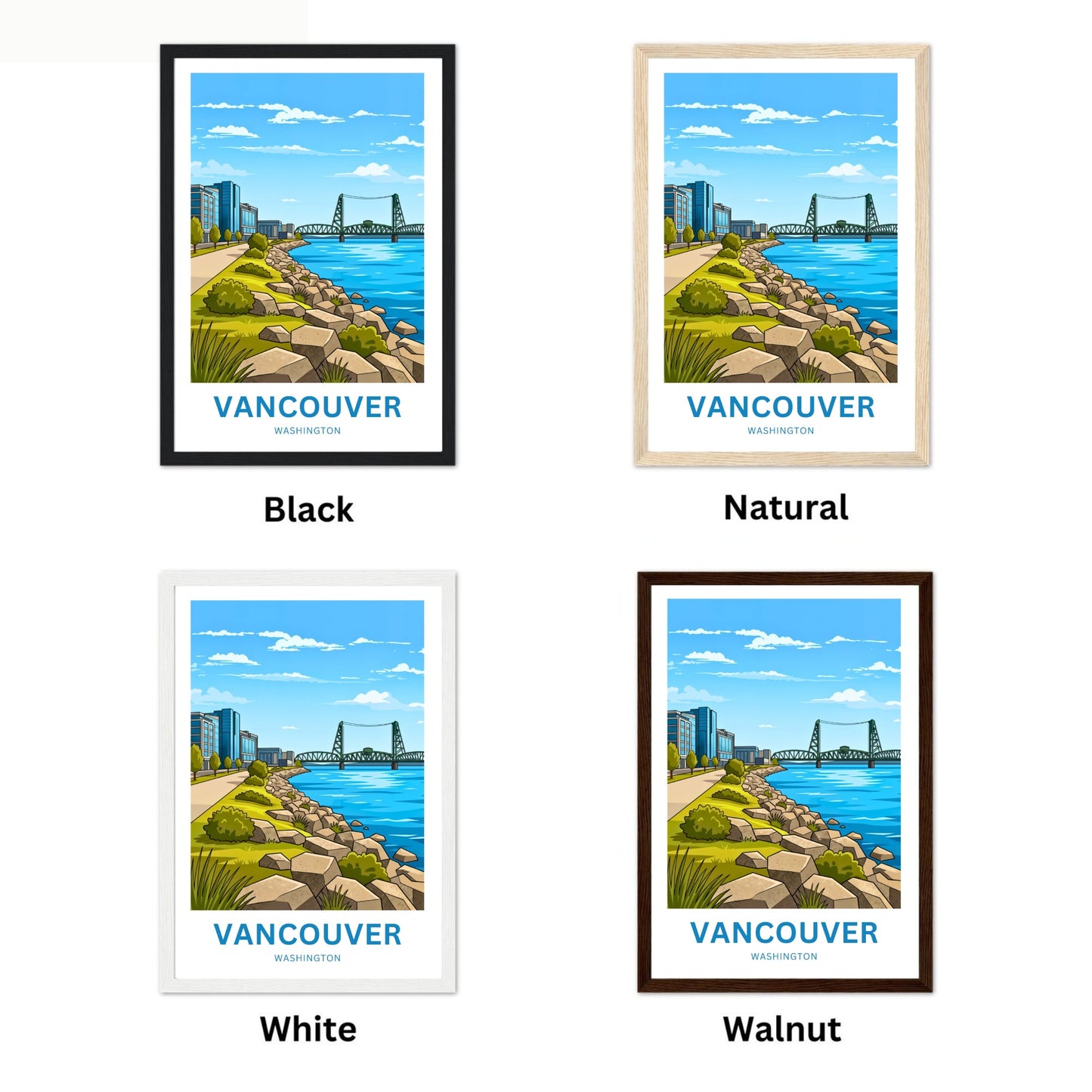 Vancouver Travel Poster - River Gateway