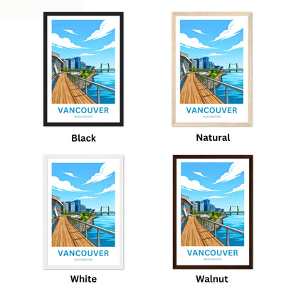 Vancouver Travel Poster - Columbia River