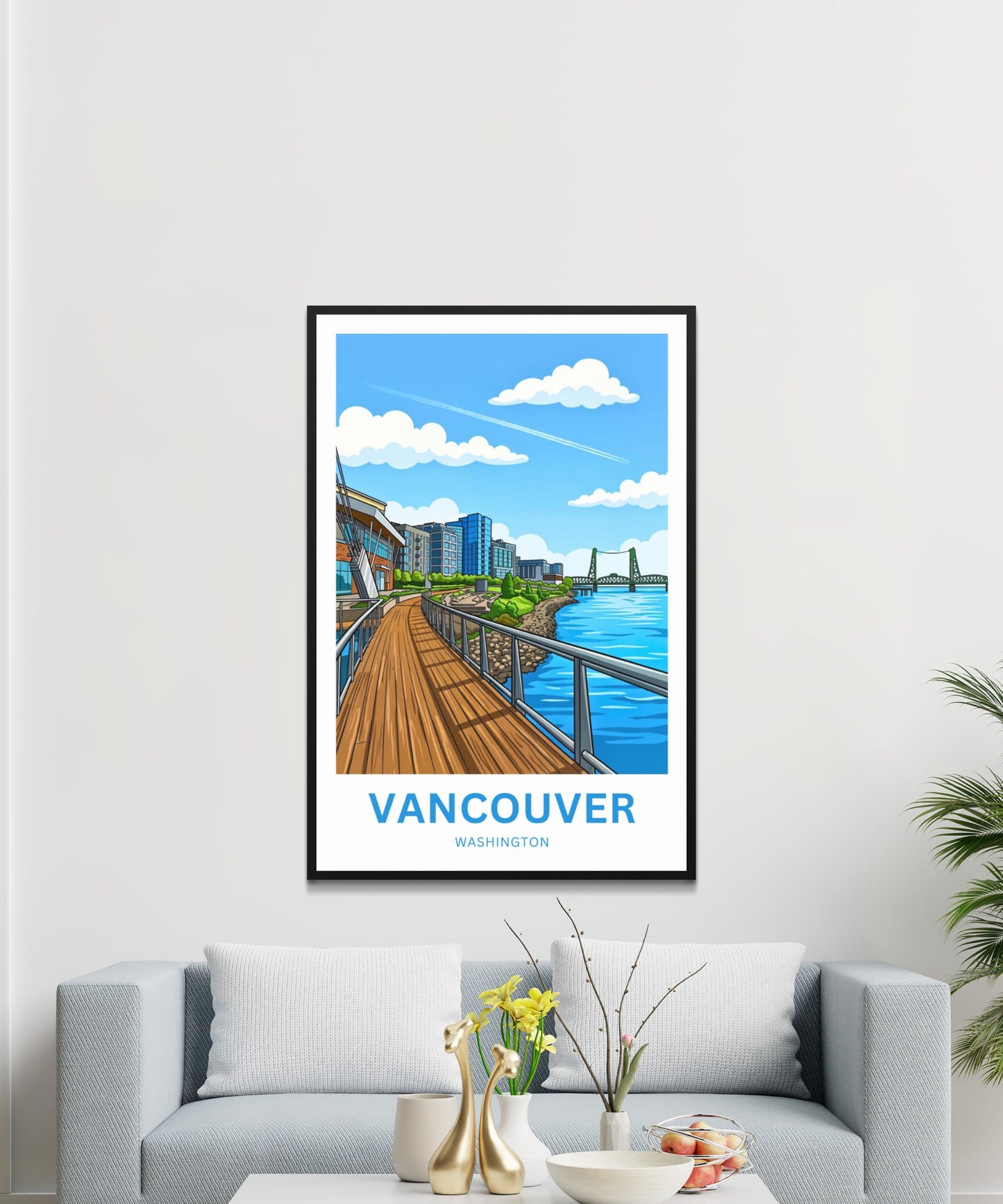 Vancouver Travel Poster - Waterfront Escape