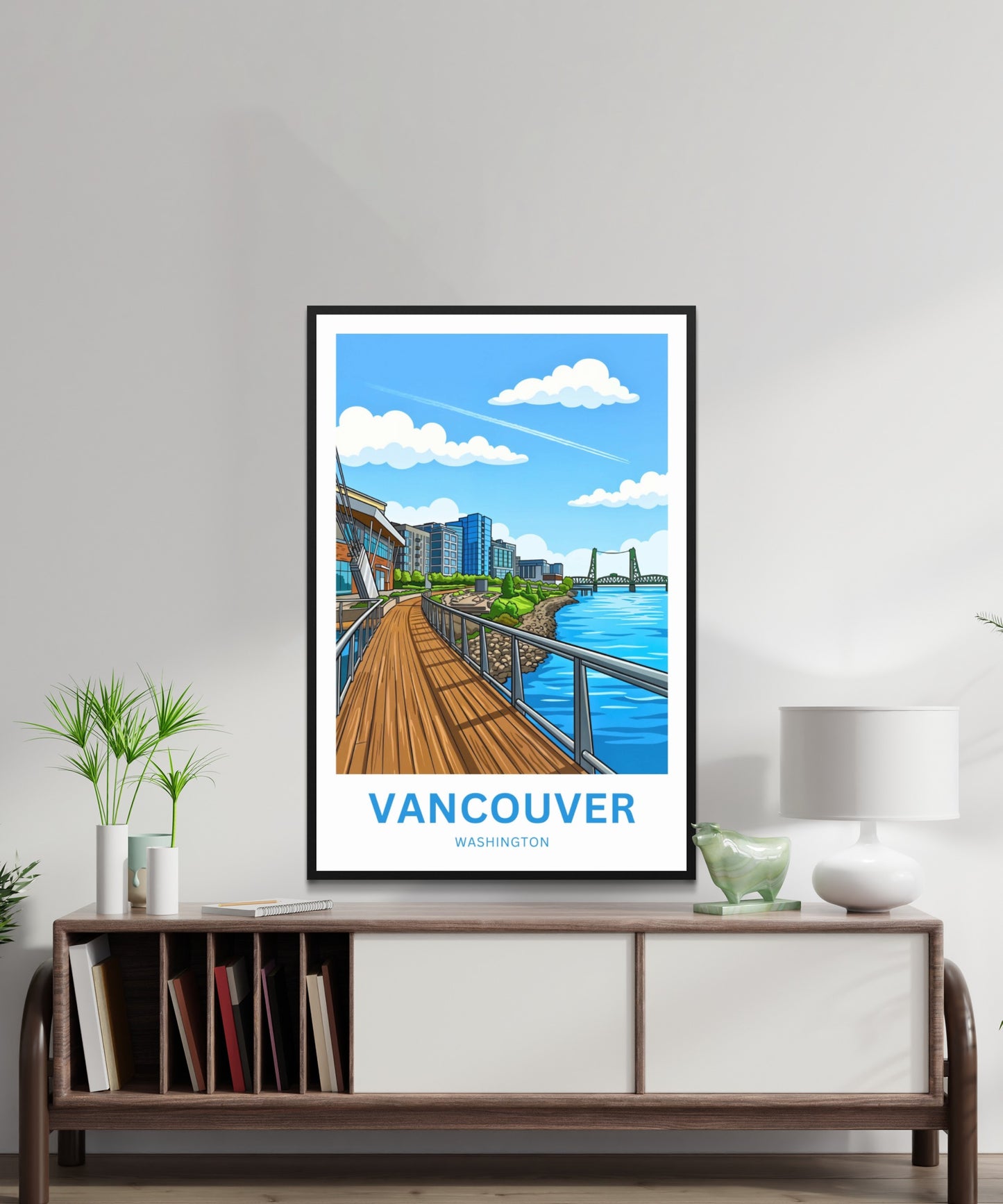 Vancouver Travel Poster - Waterfront Escape