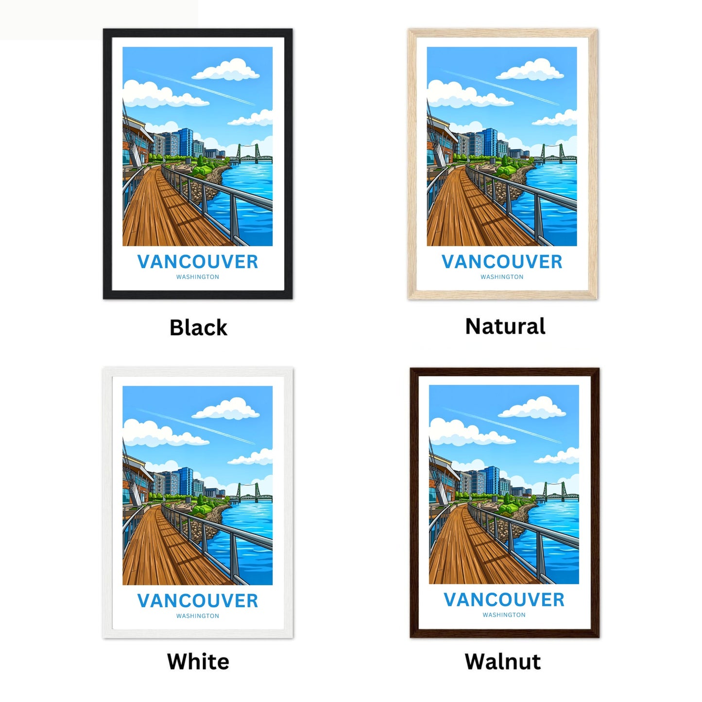 Vancouver Travel Poster - Waterfront Escape