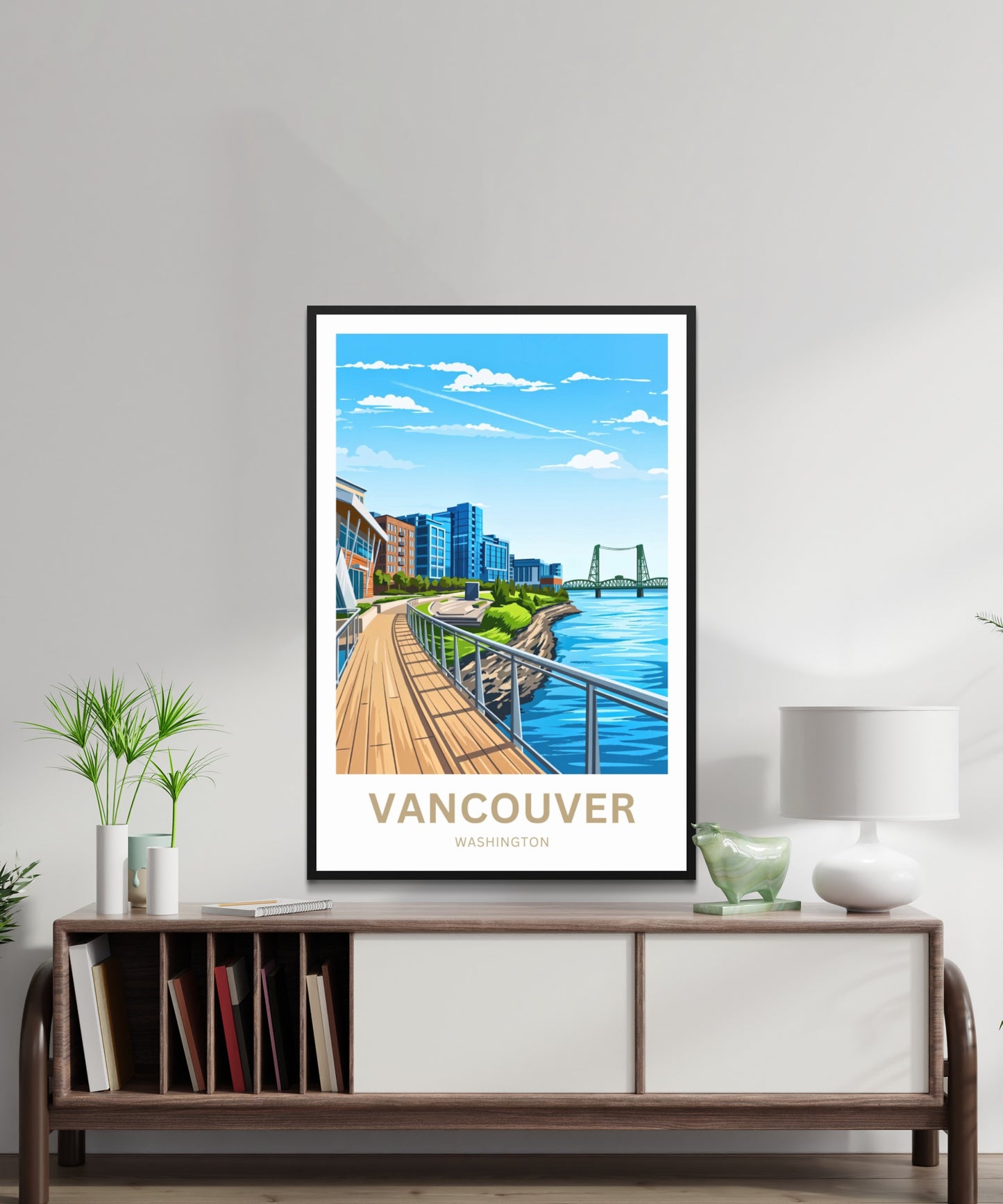Vancouver Travel Poster  - Gateway to the Pacific Northwest