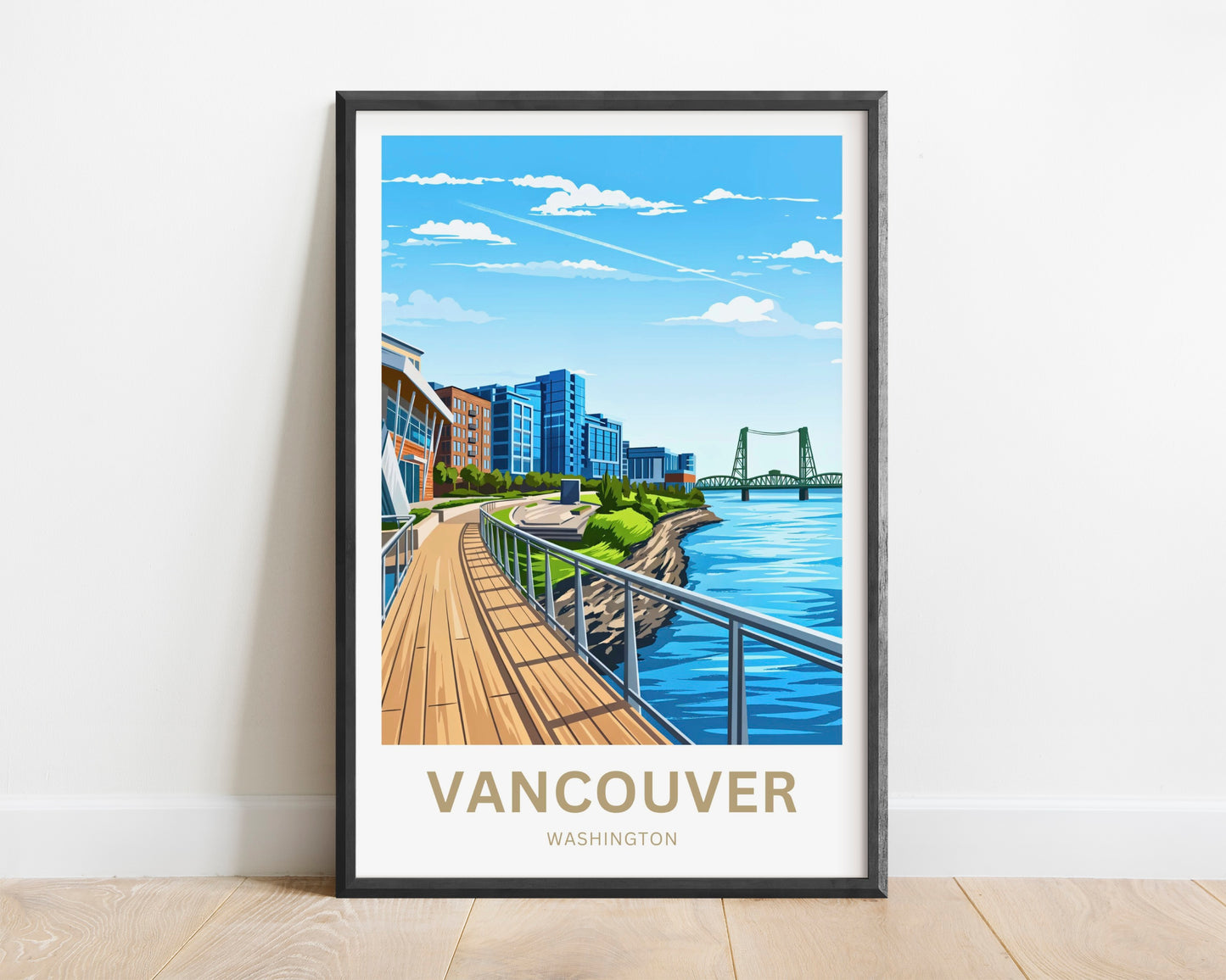 Vancouver Travel Poster  - Gateway to the Pacific Northwest