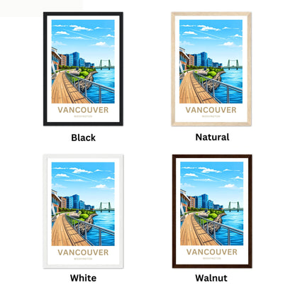 Vancouver Travel Poster  - Gateway to the Pacific Northwest