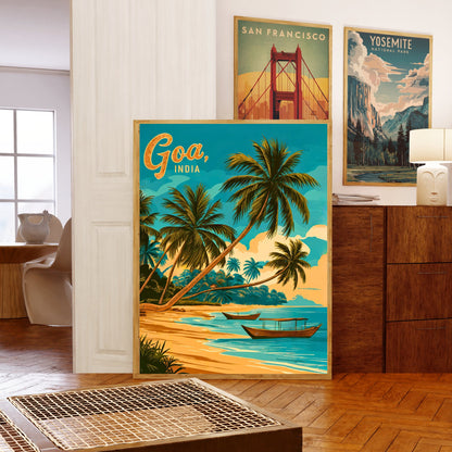 Goa Vintage Travel Poster