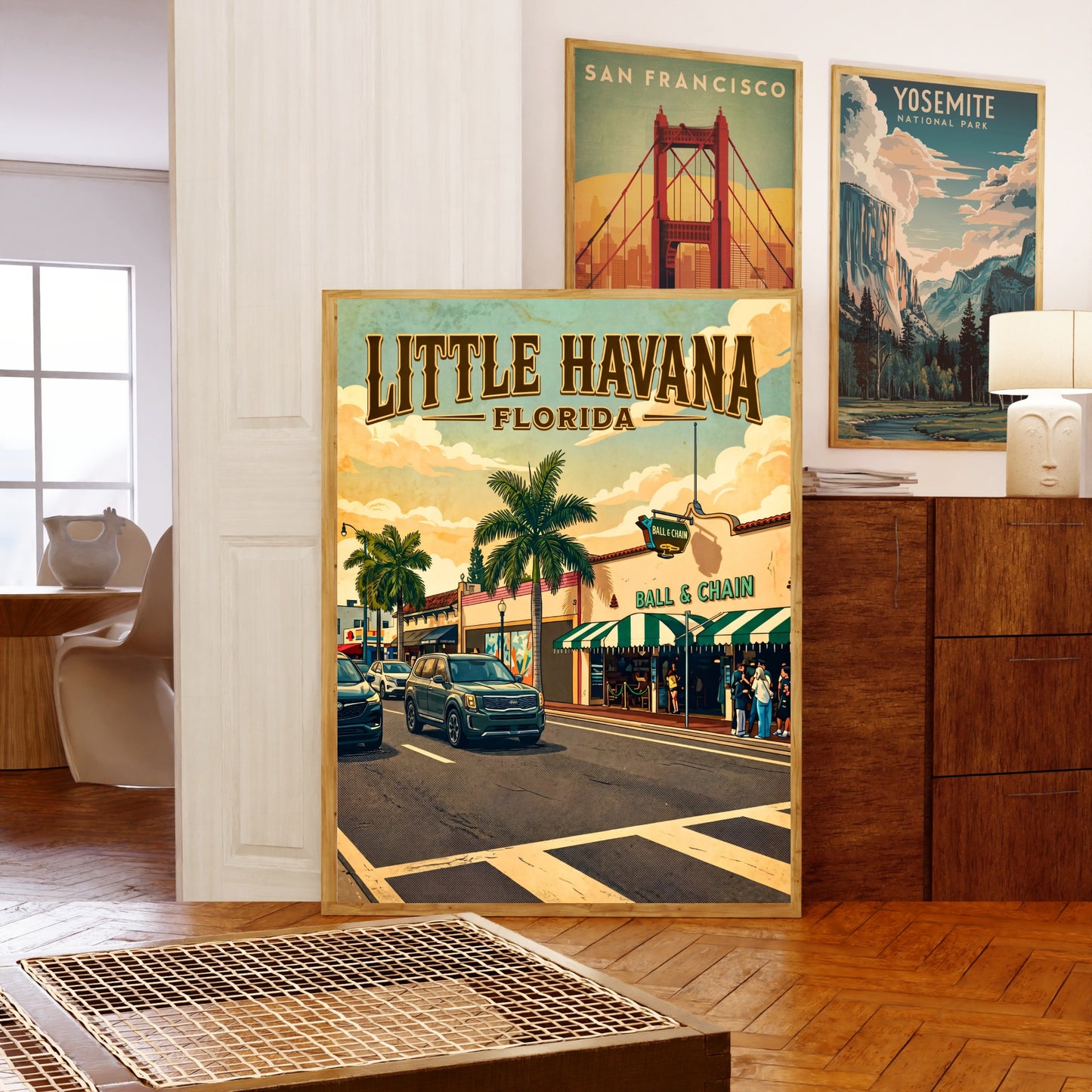 Little Havana Vintage Travel Poster -  Rhythm of Florida