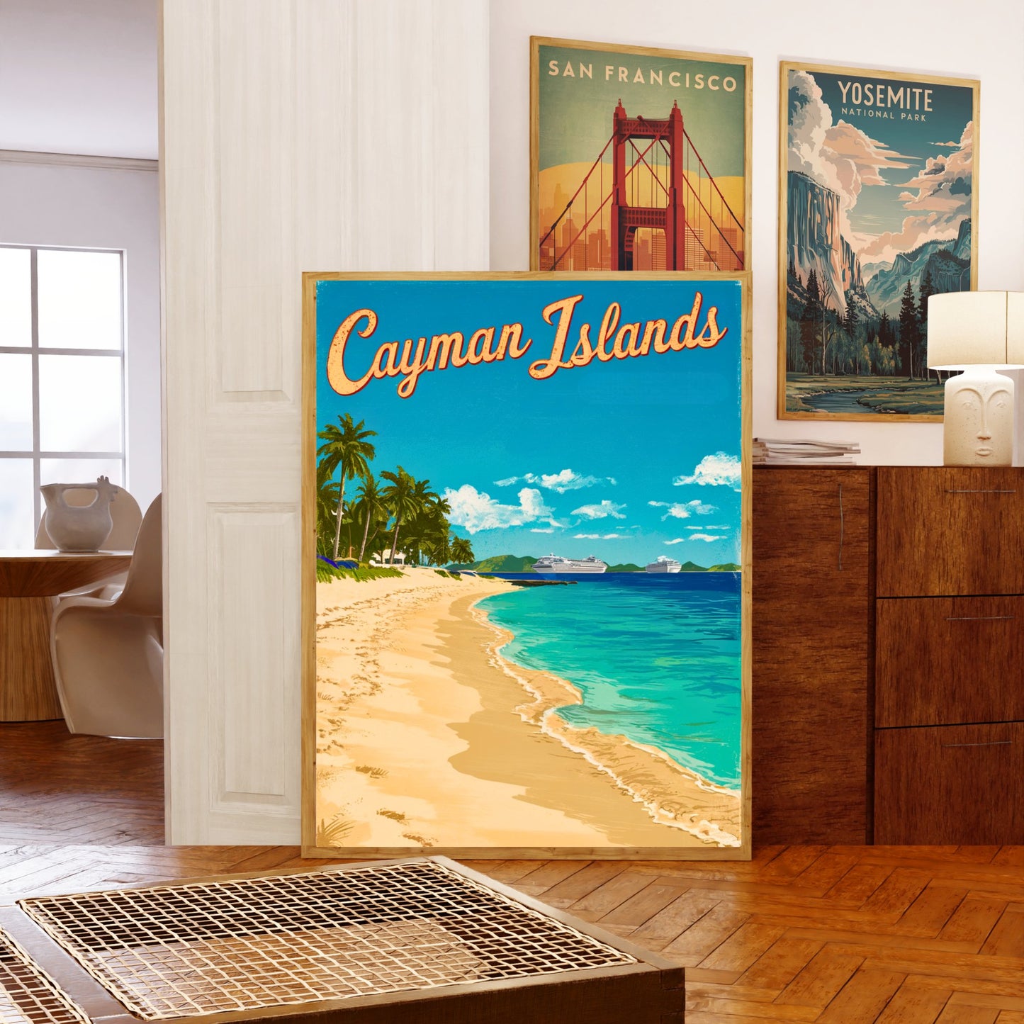 Cayman Islands Vintage Travel Poster