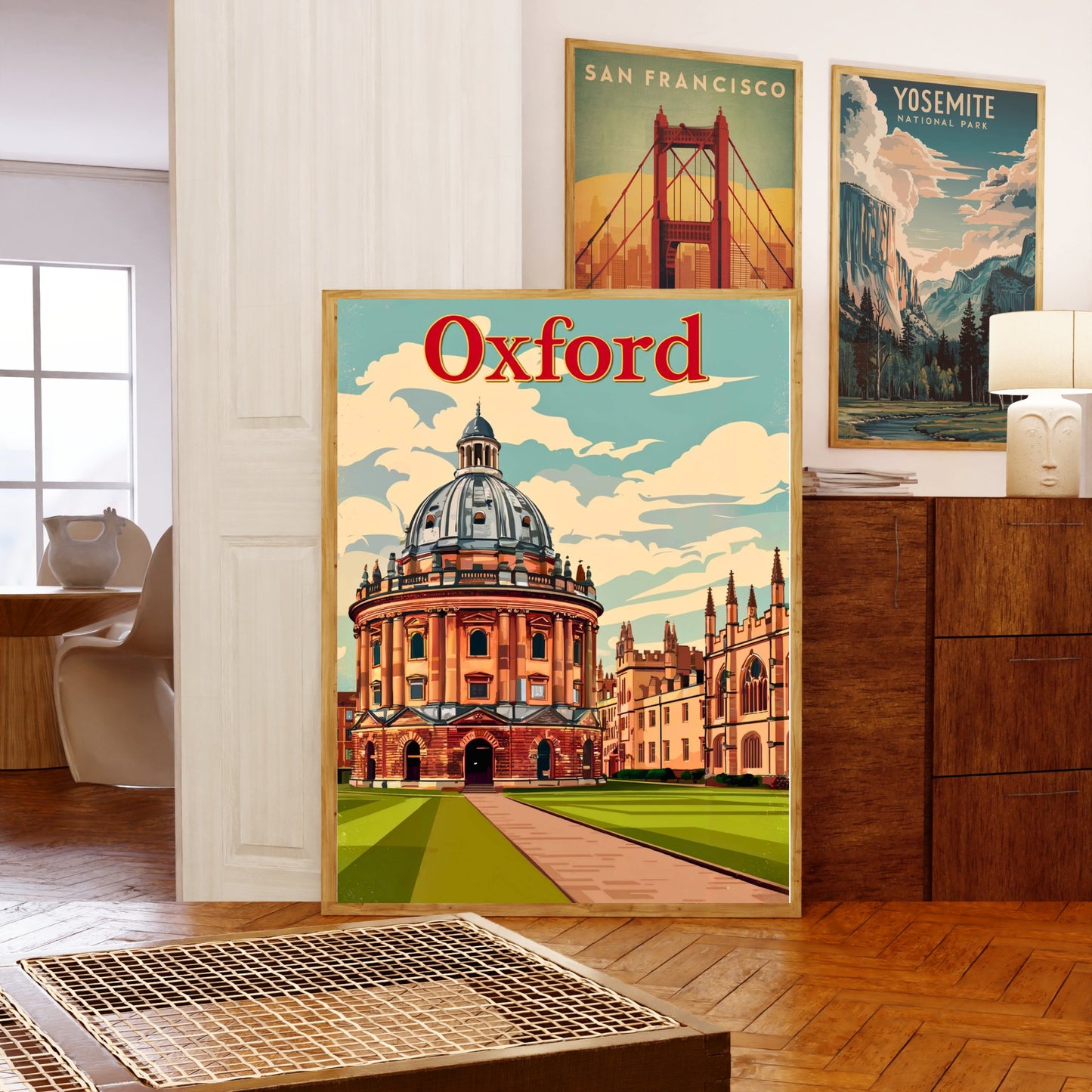 Oxford Vintage Travel Poster