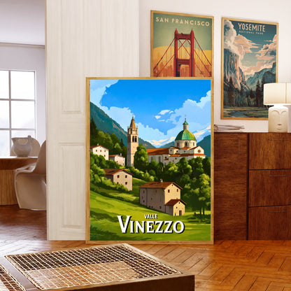 Valle Vigezzo, Italy Vintage Travel Poster