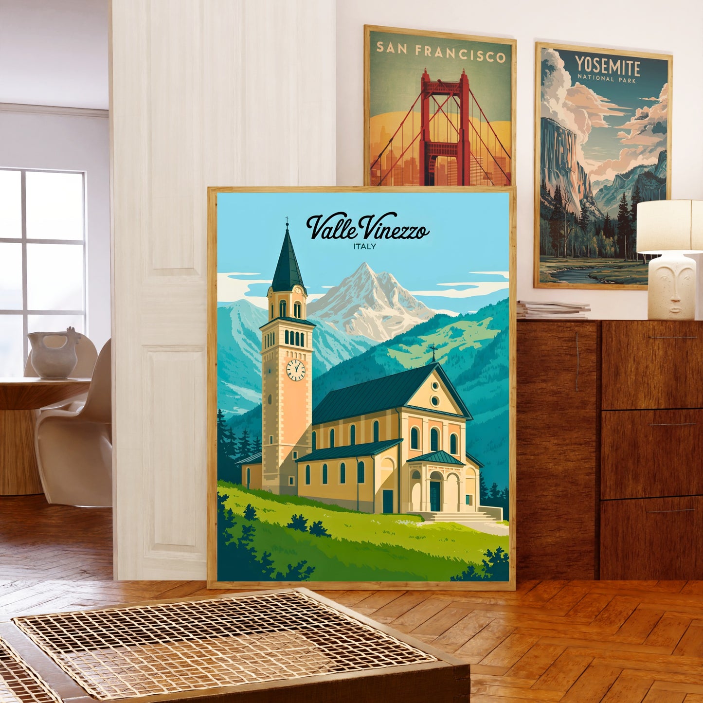Valle Vigezzo Vintage Travel Poster - Captivating Valley in Italy