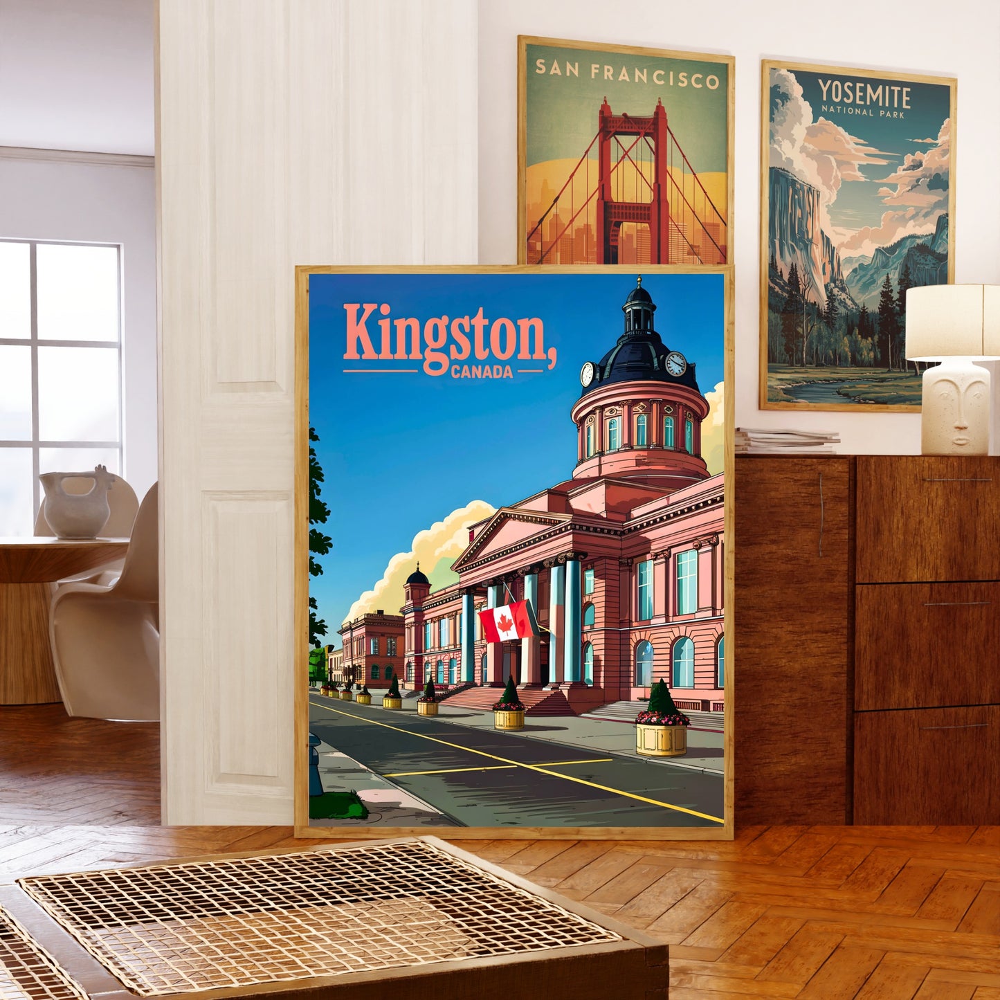 Kingston Vintage Travel Poster - Canada