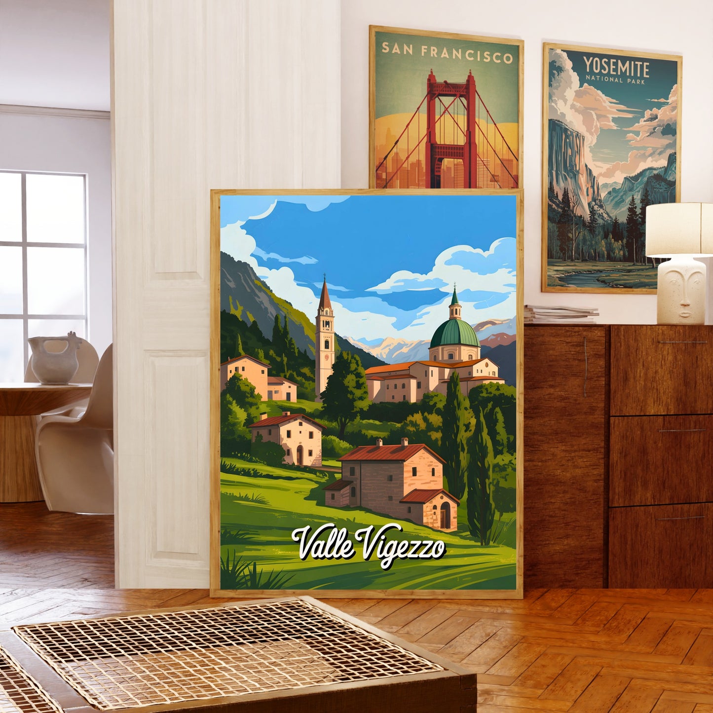 Valle Vigezzo Vintage Travel Poster - Natural Wonders of Italy