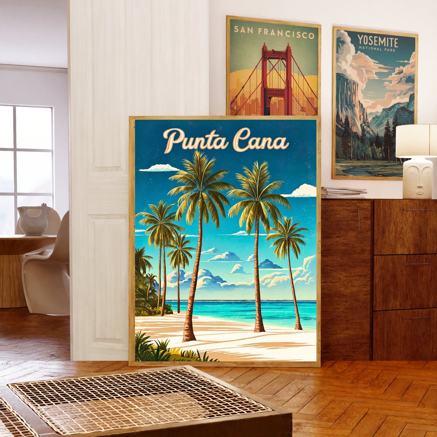 Punta Cana Vintage Travel Poster