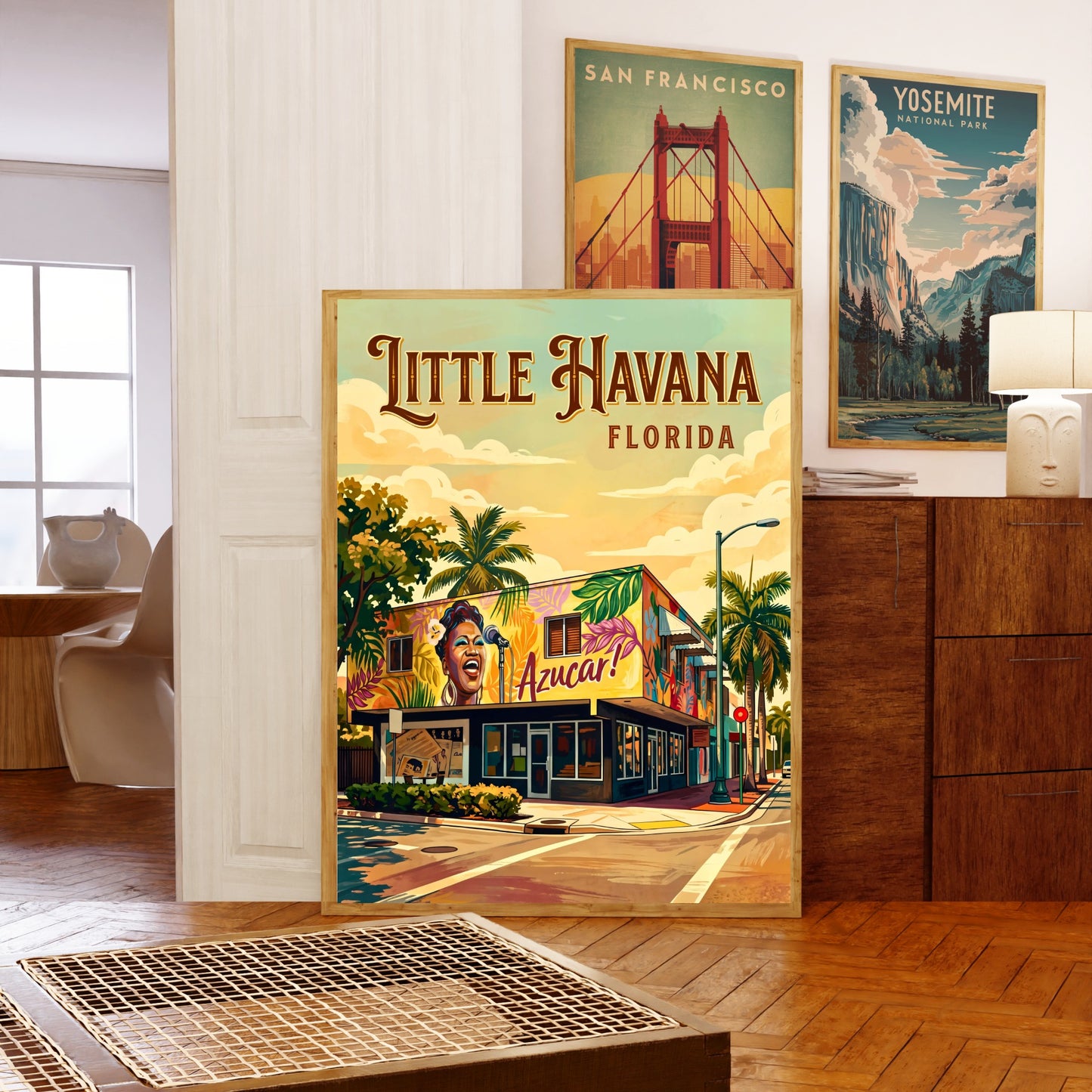 Little Havana Vintage Travel Poster -  Boulevard
