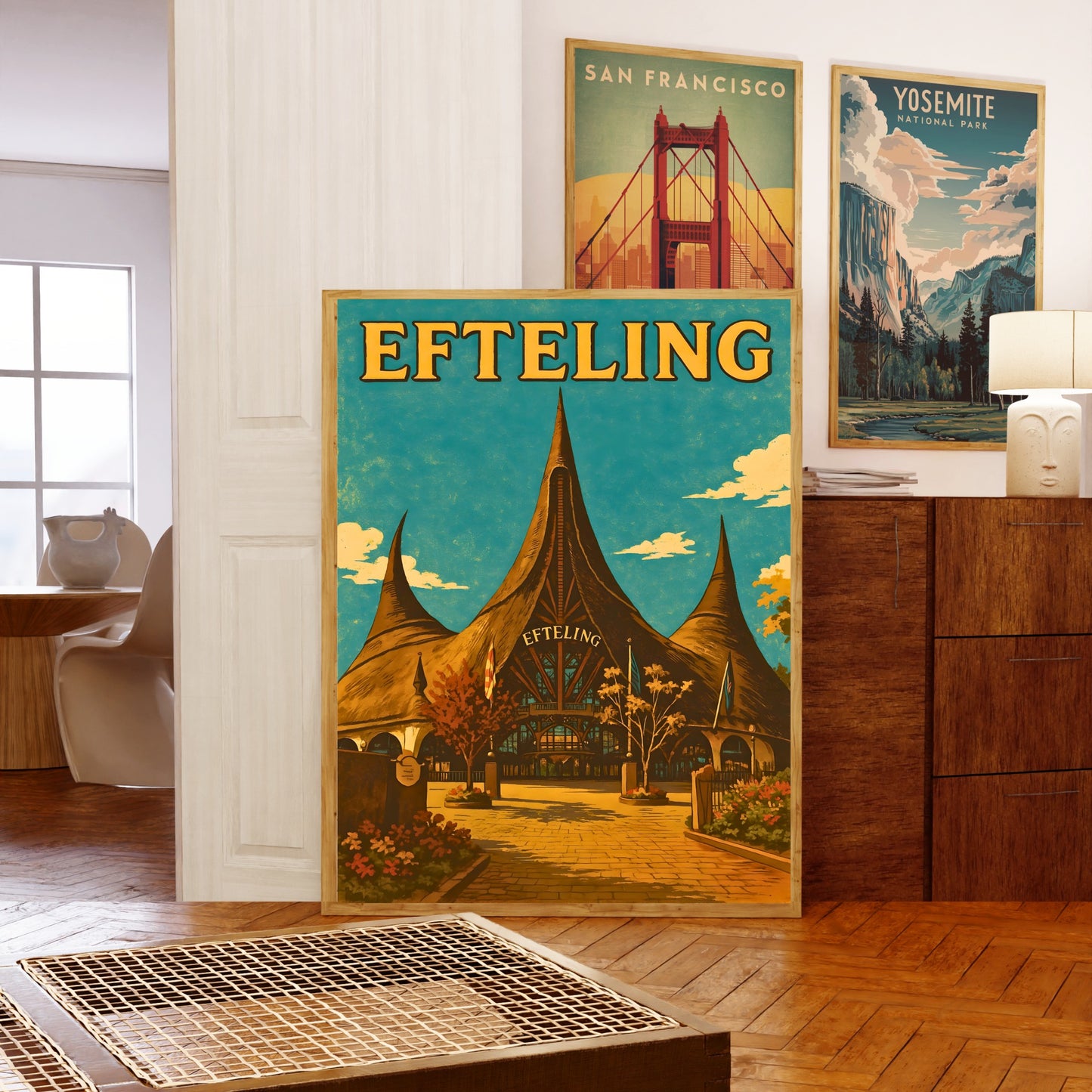 Efteling Vintage Travel Poster - Dreams and Dutch Legends