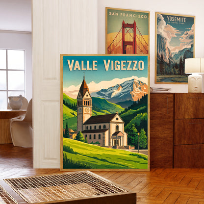 Valle Vigezzo Vintage Travel Poster - Nature’s Masterpiece