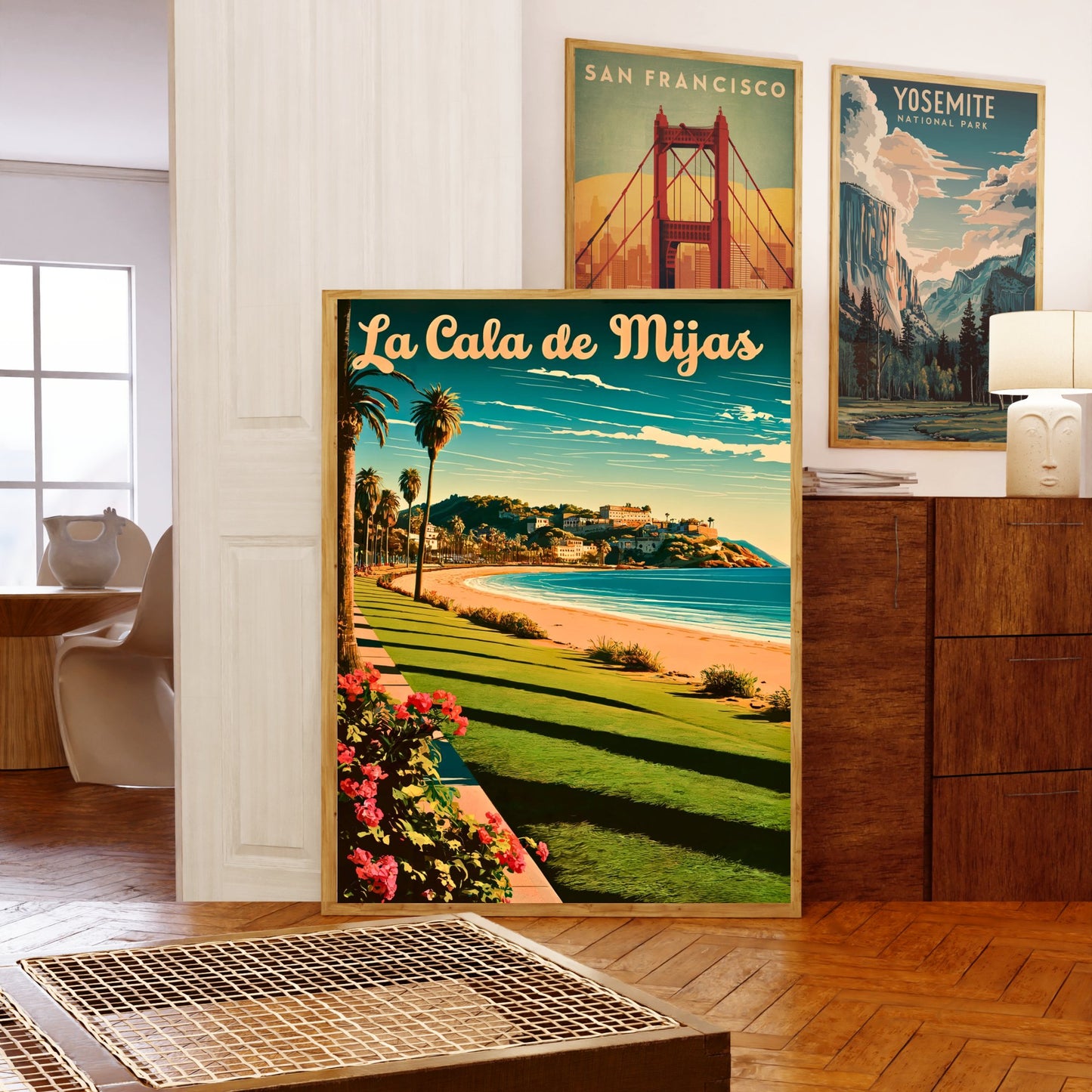 La Cala de Mijas Vintage Travel Poster - Coastal Days in Mijas