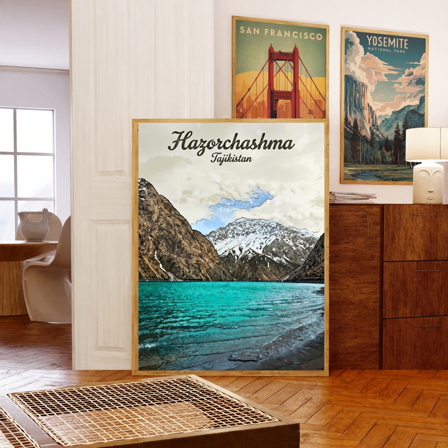 Hazorchashma Vintage Travel Poster -  The Thousands Spring