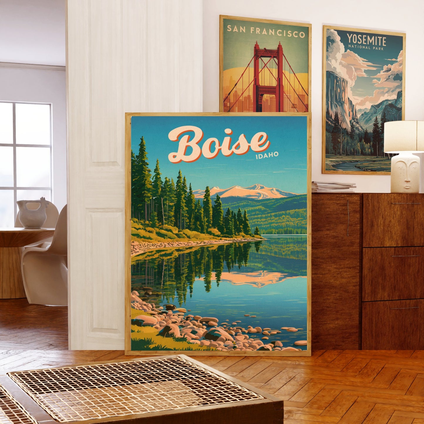 Boise Vintage Travel Poster