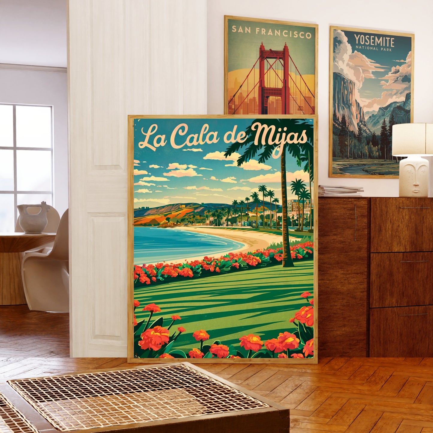 La Cala de Mijas Vintage Travel Poster - La Cala Breeze