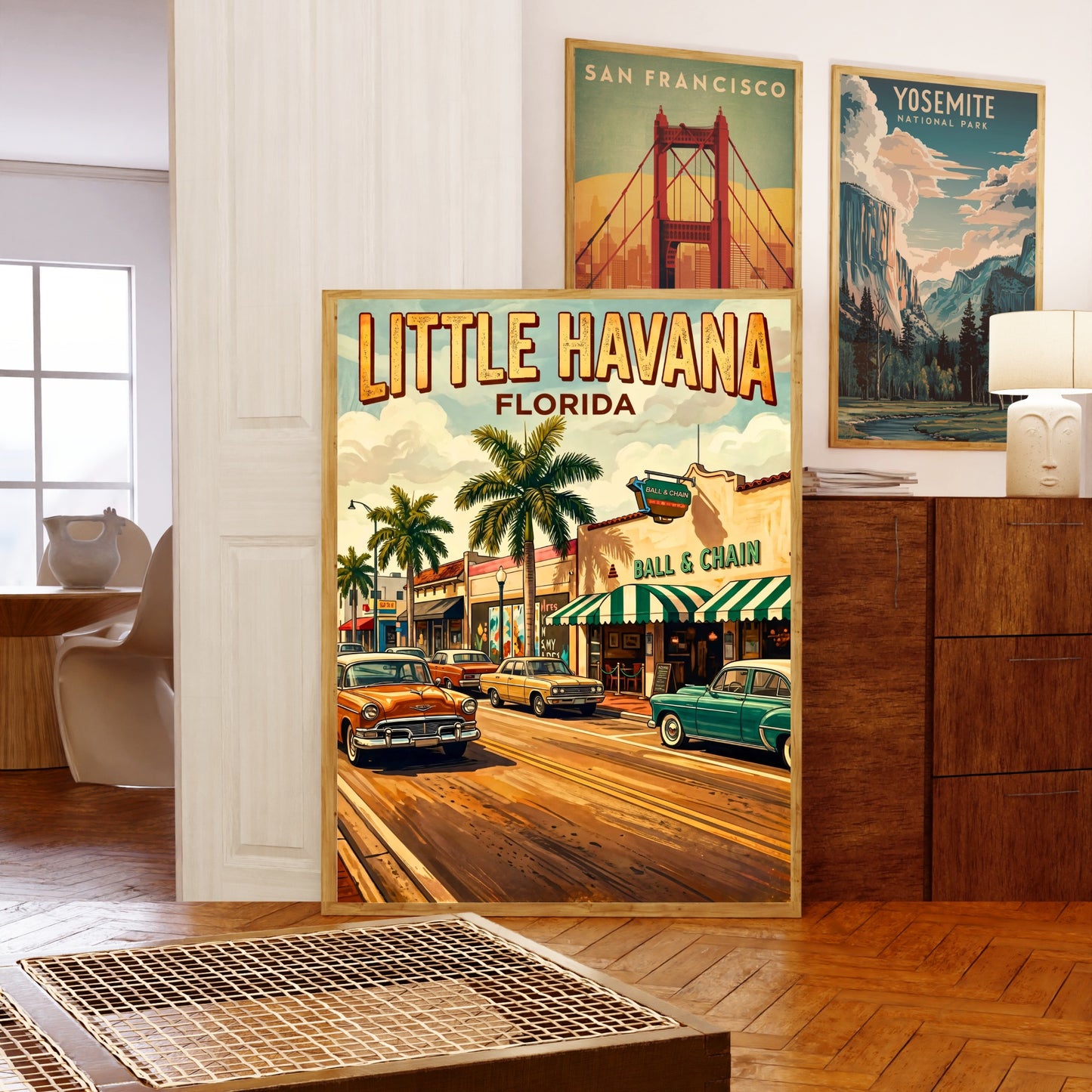 Little Havana Vintage Travel Poster -  Timeless Street