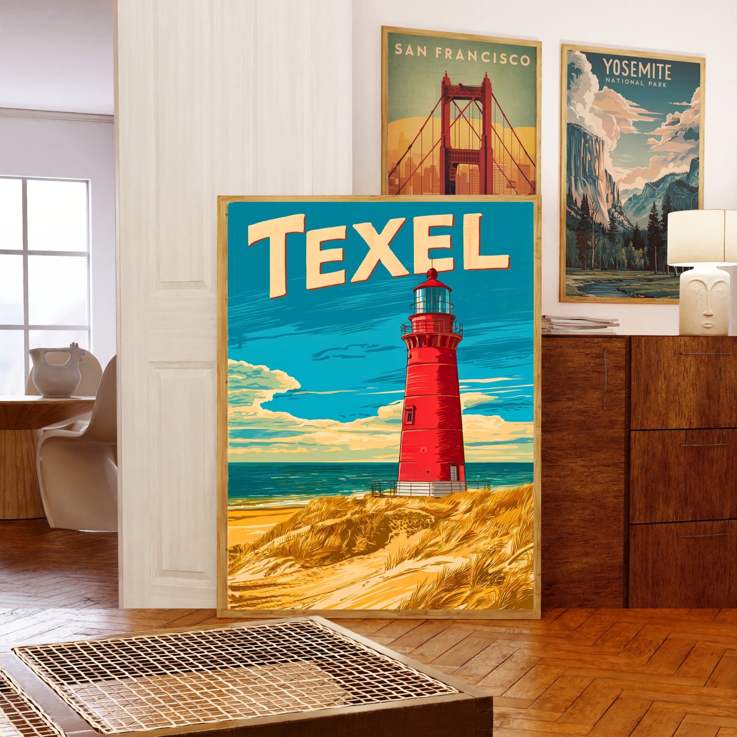 Texel Vintage Travel Poster