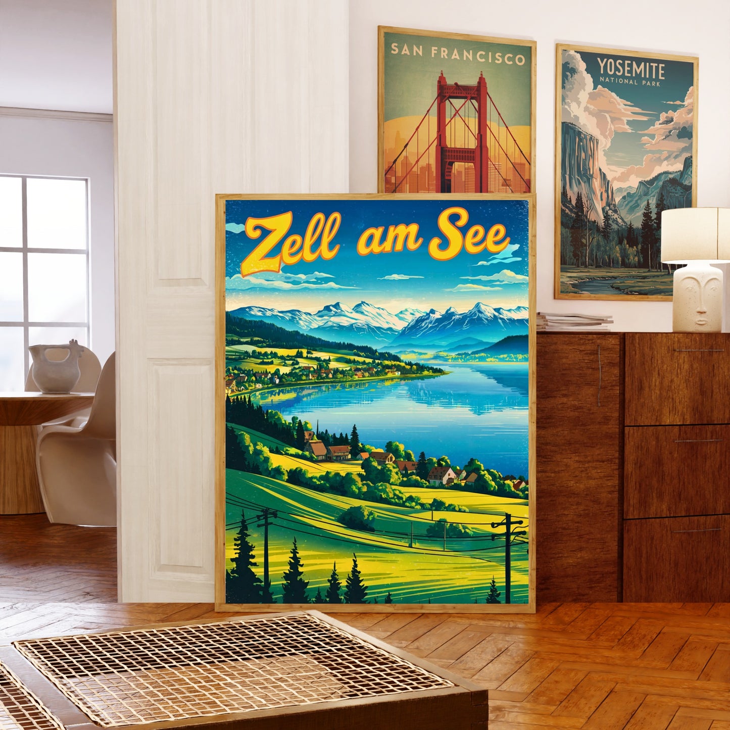 Zell am See Vintage Travel Poster - Austria’s Hidden Gem