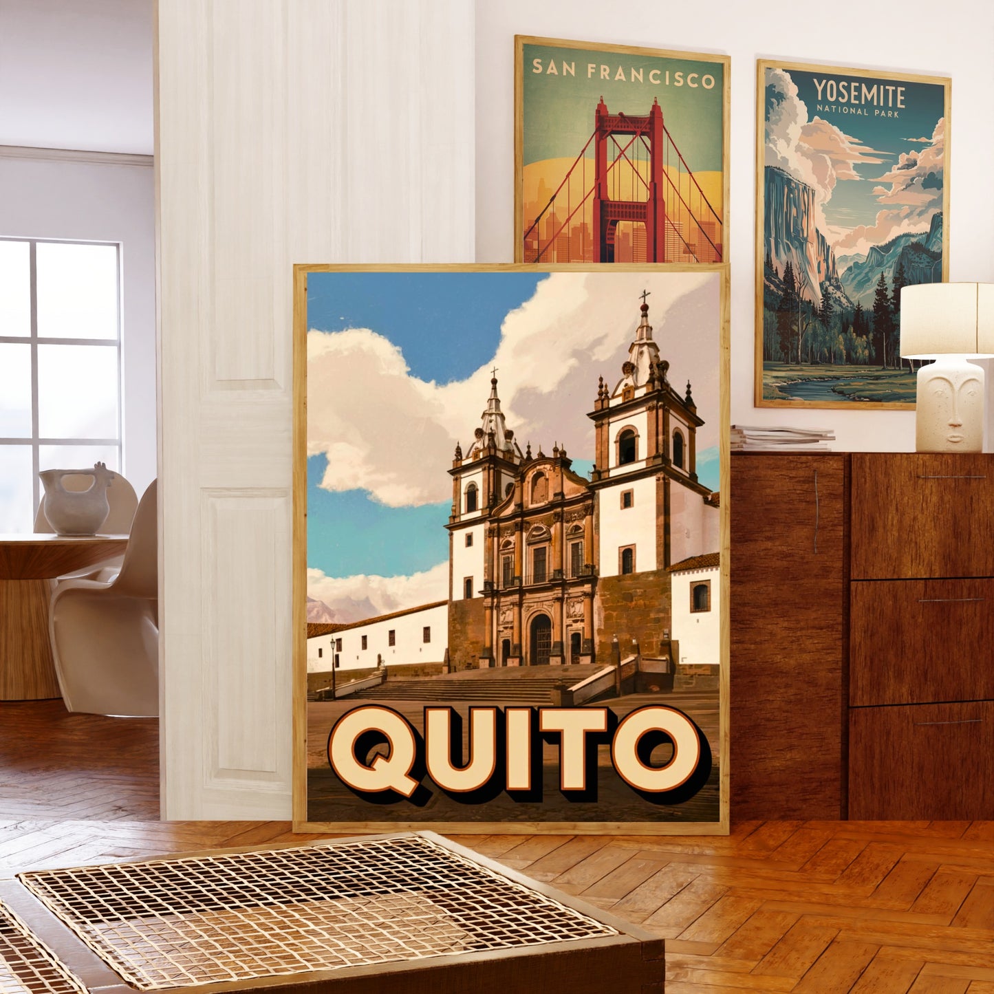 Quito Vintage Travel Poster - Jewel of the Andes