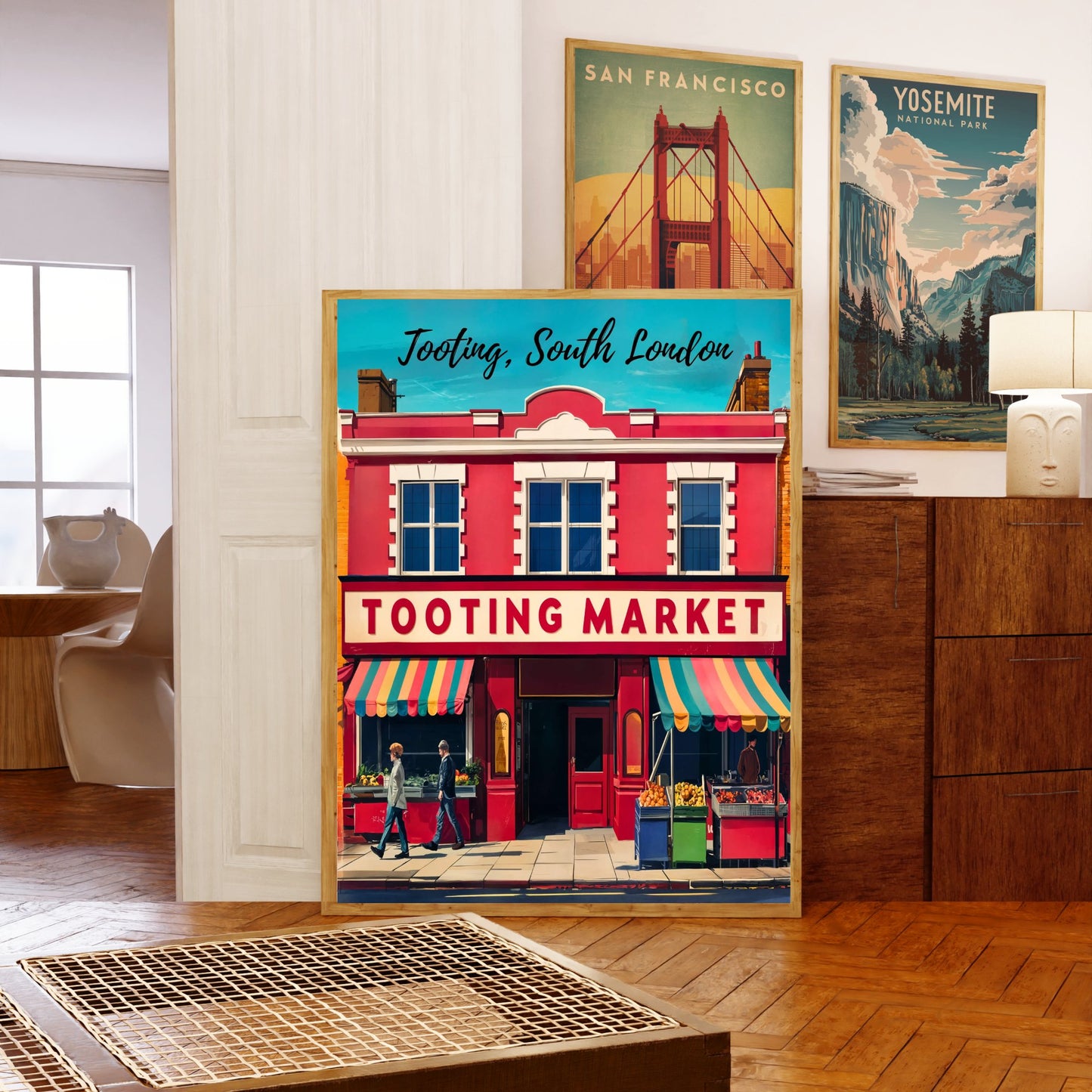 Tooting Vintage Travel Poster