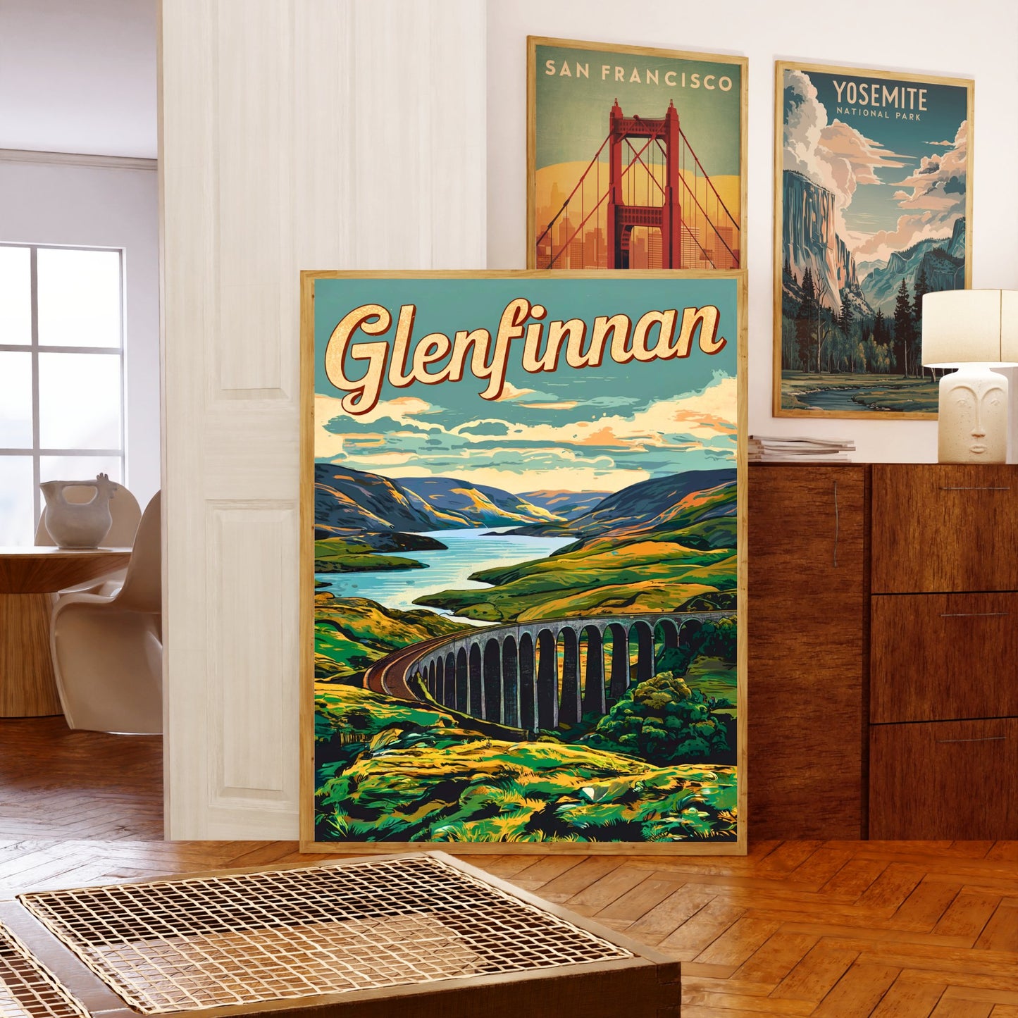 Glinfennan Vintage Travel Poster