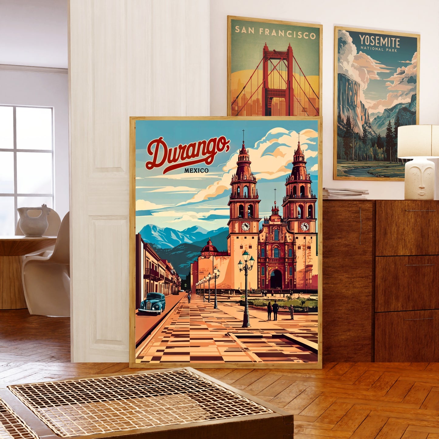 Durango, Mexico Vintage Travel Poster