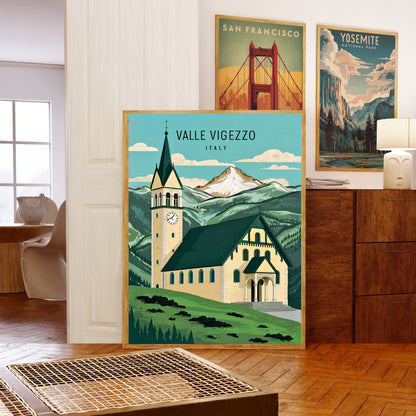Valle Vigezzo, Italy Vintage Travel Poster - Hidden Treasure