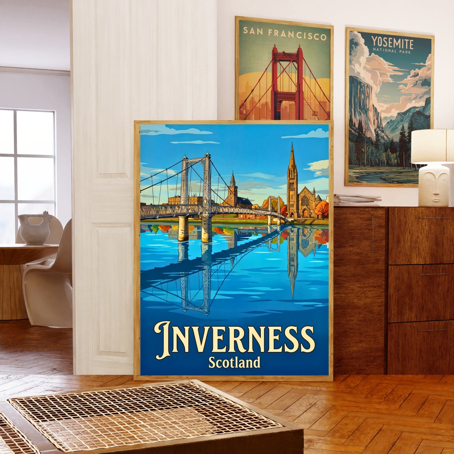 Inverness Vintage Travel Poster