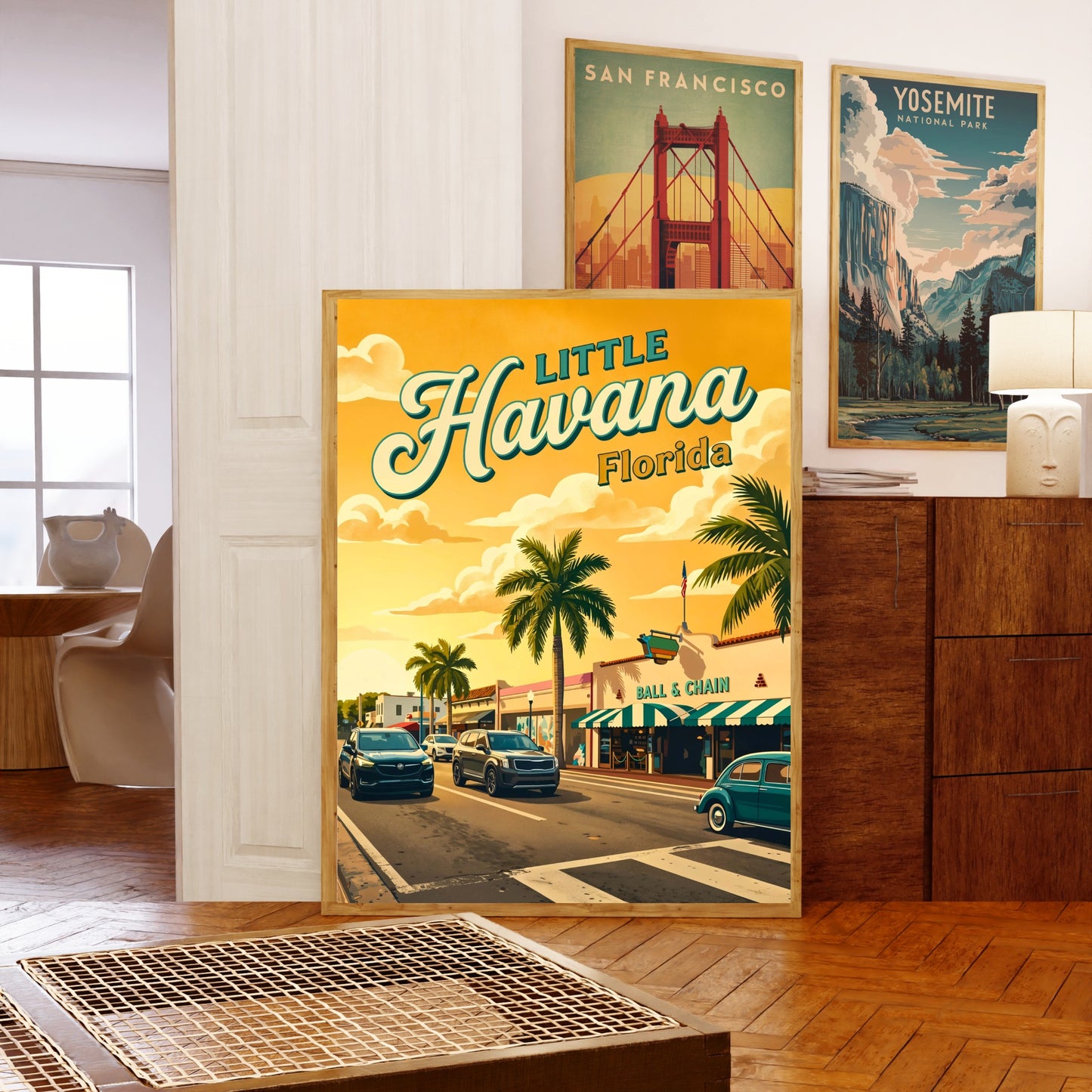Little Havana Vintage Travel Poster -  Miami