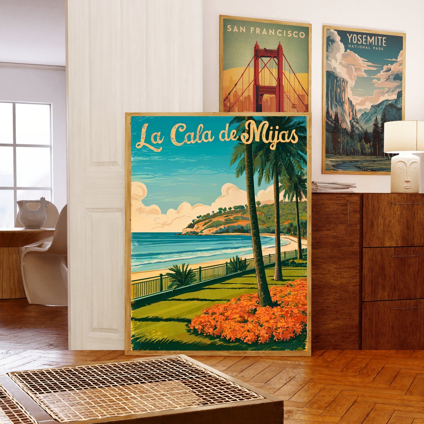 La Cala de Mijas Vintage Travel Poster - Spain